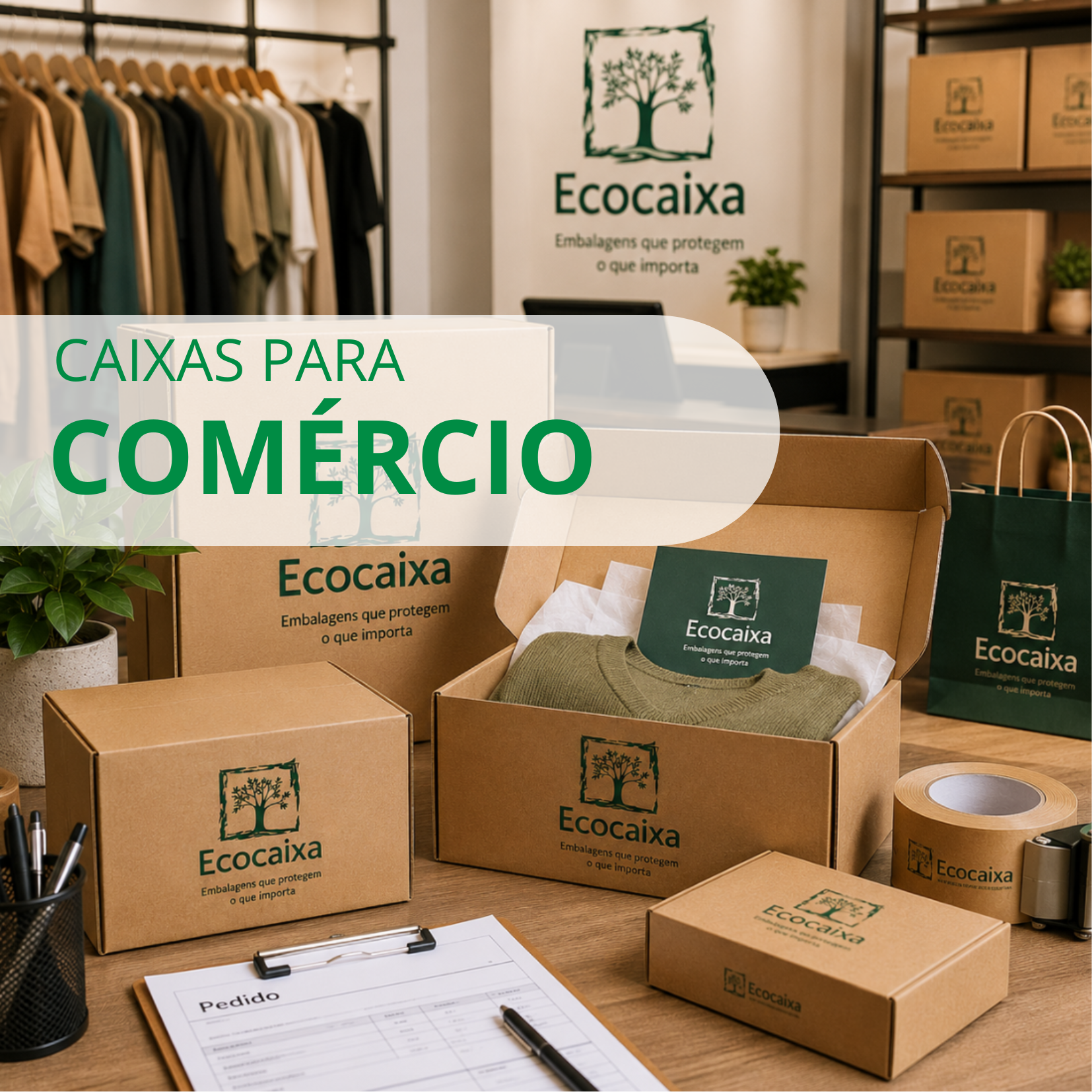 Caixas para Comércio
